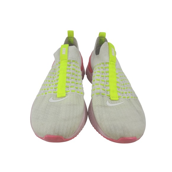 Nike React Phantom Run Flyknit 2 Women\'s White Volt Pink‎ Running Shoes